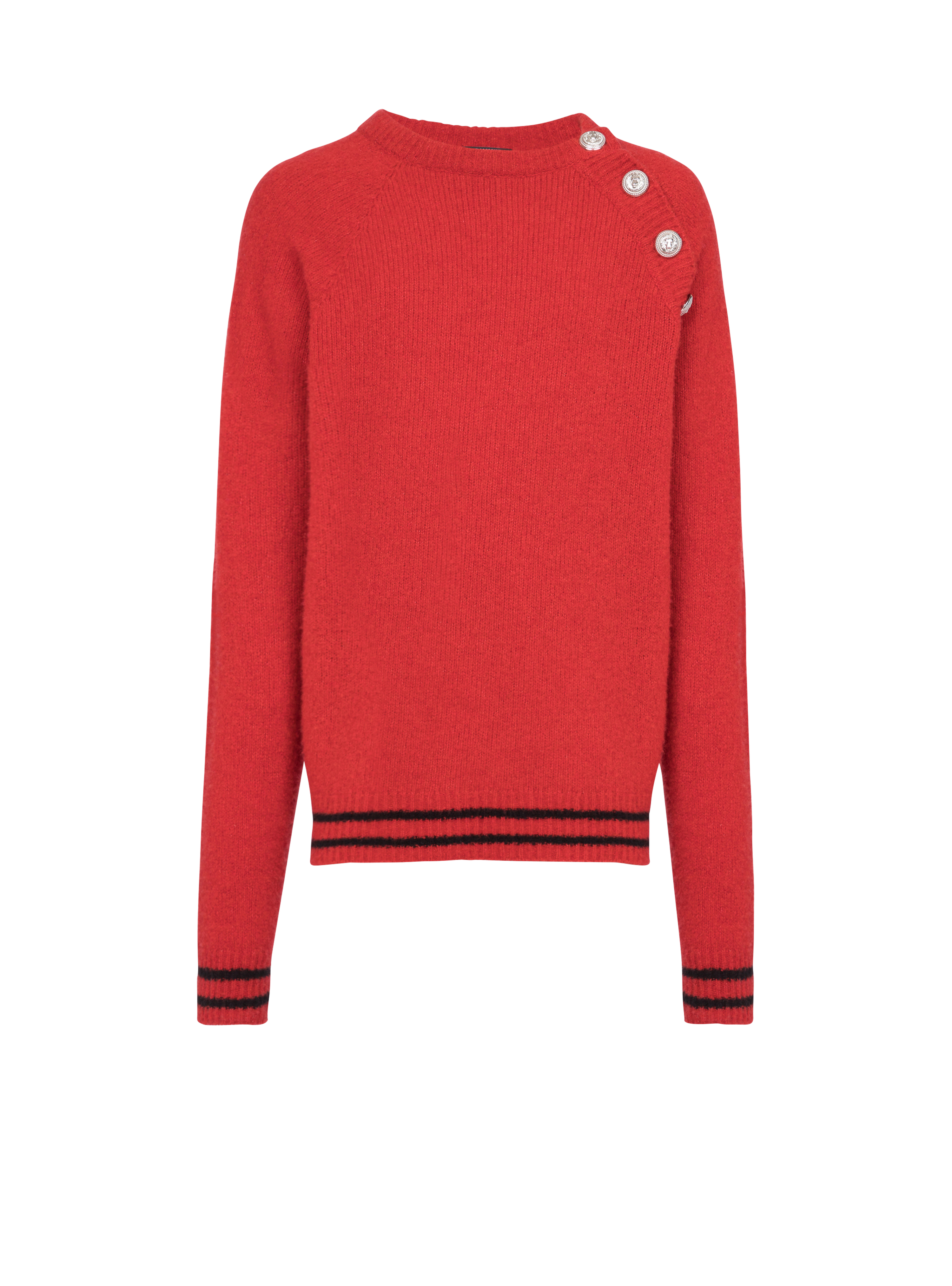 Cashmere sweater, red