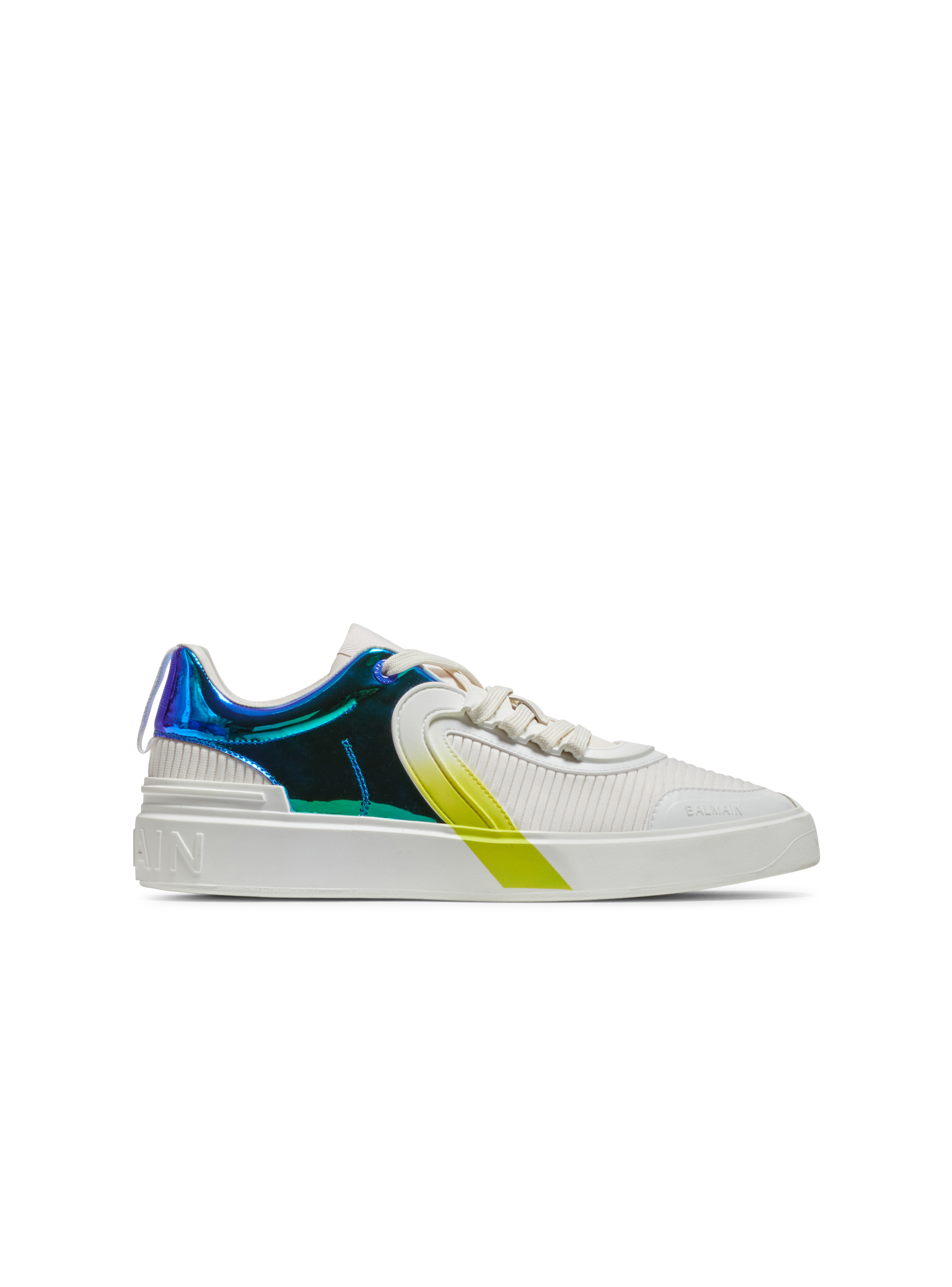 B-Skate trainers in leather and suede, blue