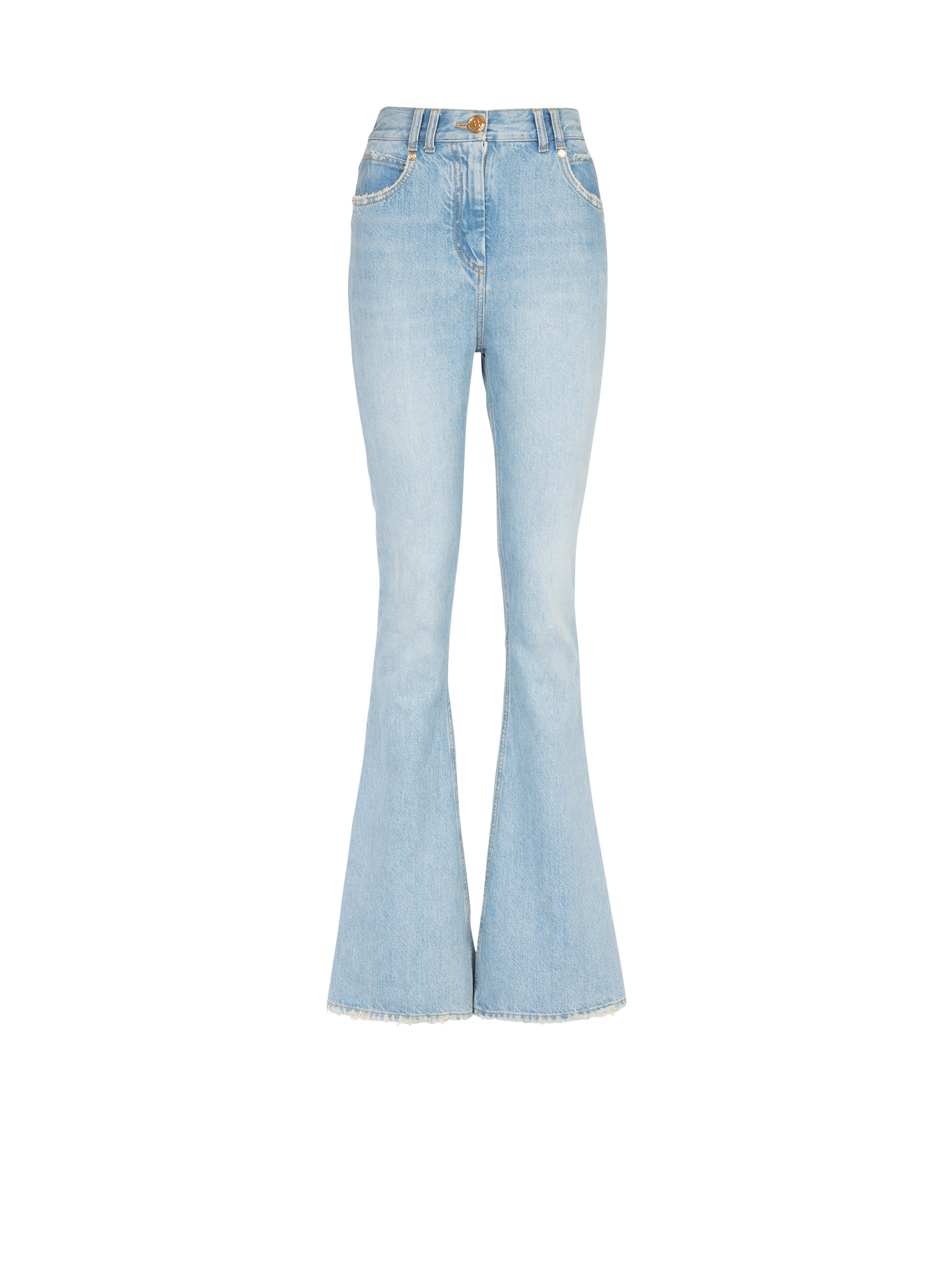 Bootcut eco-designed jeans, blue
